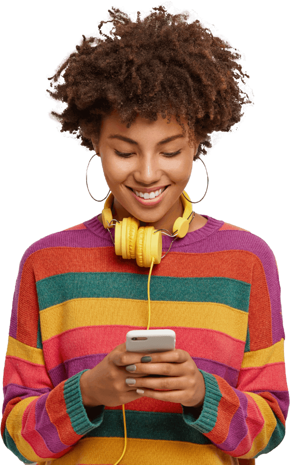 Man working on laptop in a bright, modern space